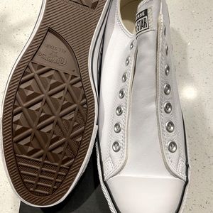 Leather White Converse